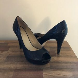 INC Peep Toe Alligator Heels